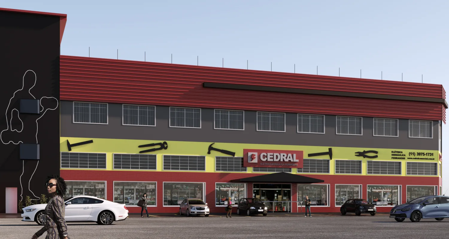 Cedral — fachada comercial