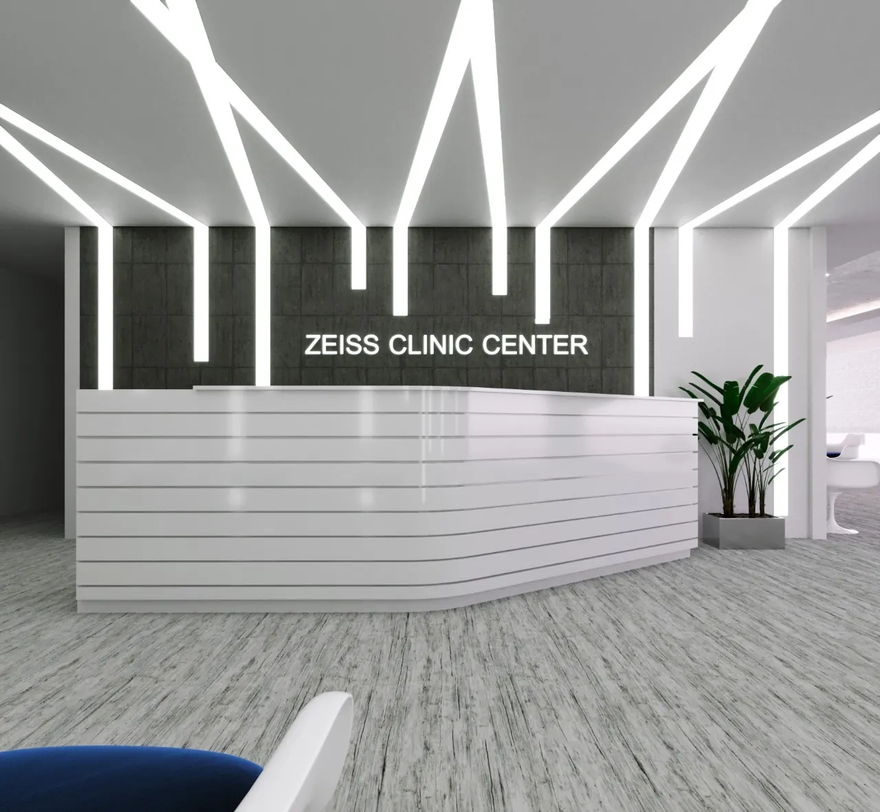 Zeiss Vision Center — recepção clínica